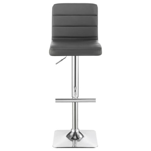 Bianca Upholstered Adjustable Bar Stool Grey - Set of 2 - Image 2