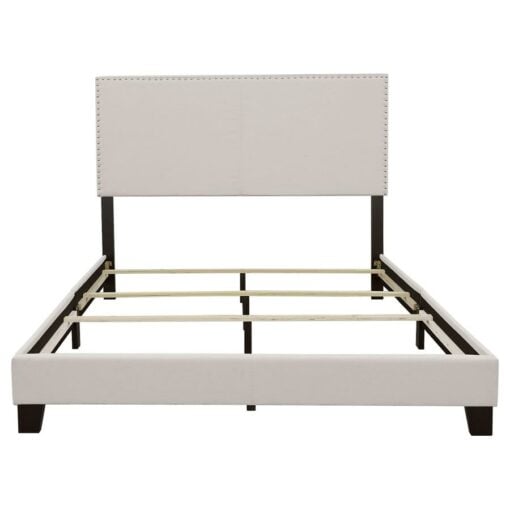 Boyd Upholstered Full Panel Bed Ivory - Image 2