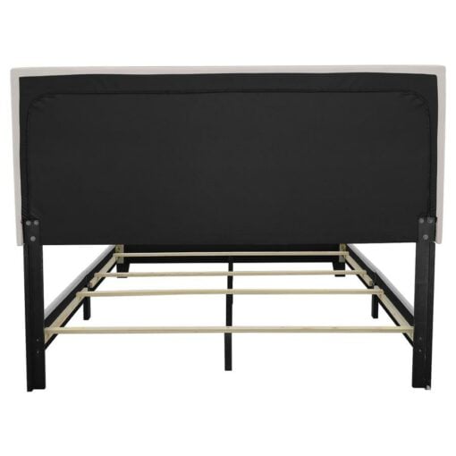 Boyd Upholstered Full Panel Bed Ivory - Image 4