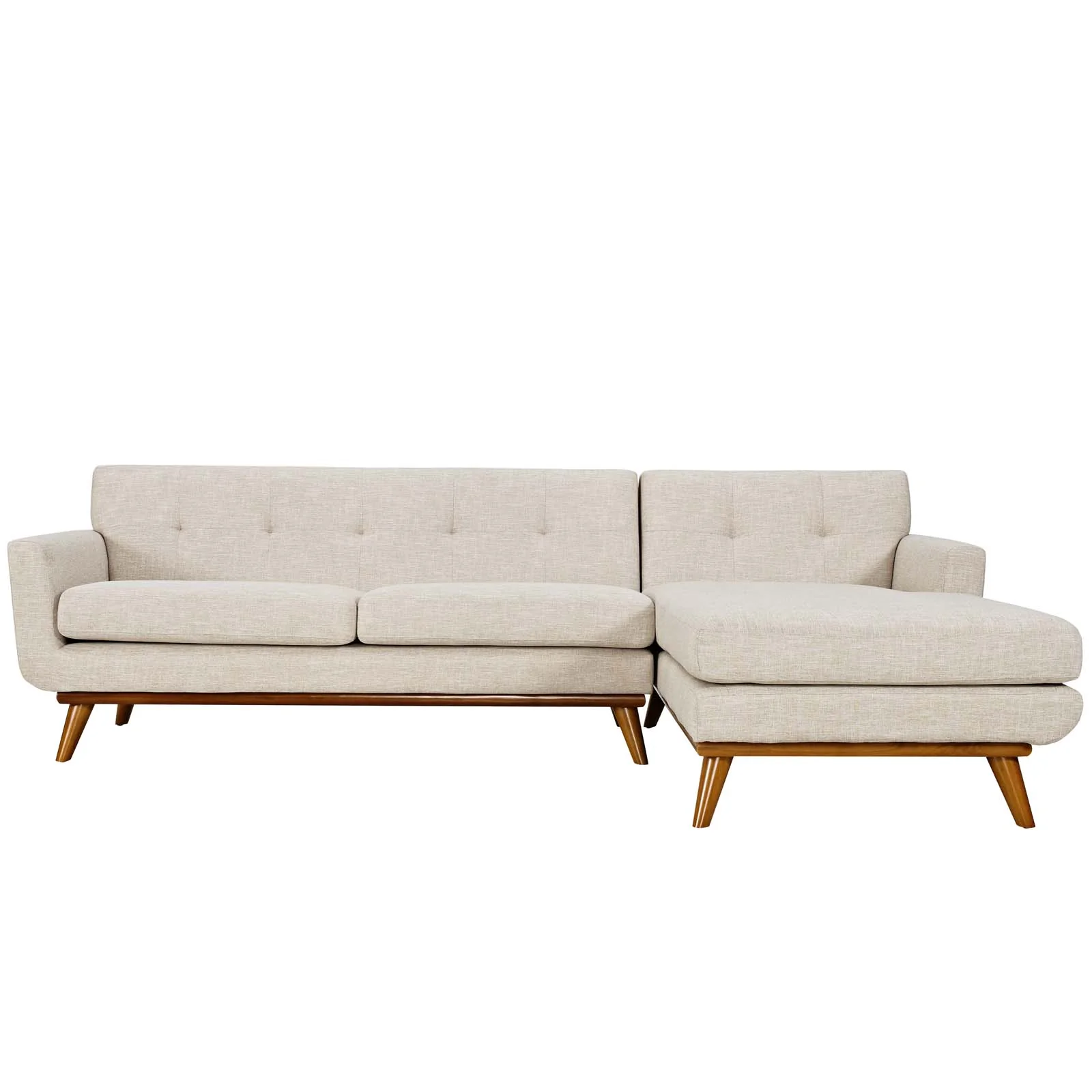 Engage Right-Facing Sectional Sofa in Beige