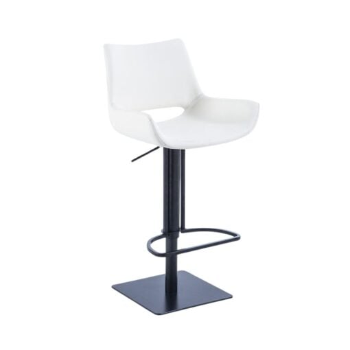 Modrest Niles - Modern White Bar Stool