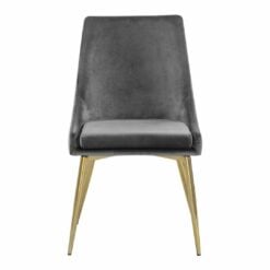 Alternative view of Karina Velvet Dining Chair In Grey