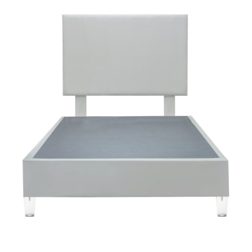 Miami Classic White Leather Bed