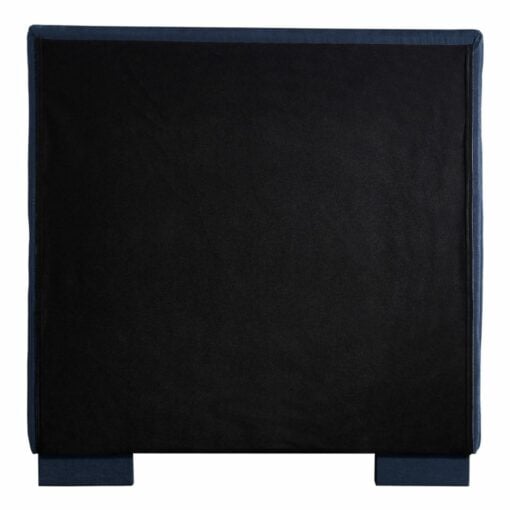Paxton Chenille Fabric Twin Bed In Navy - Image 4