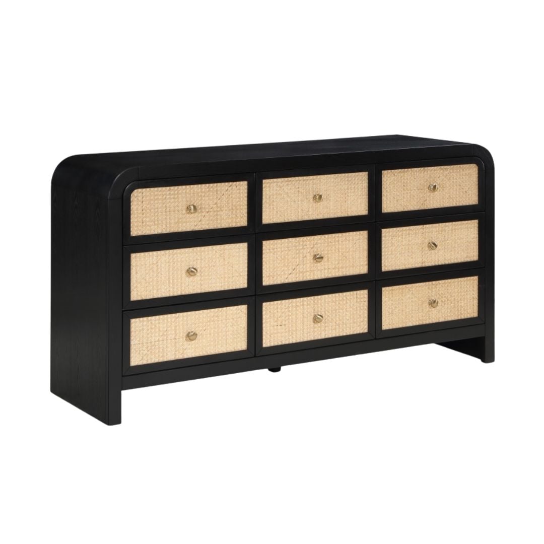 Siena Dresser In Black - Image 2