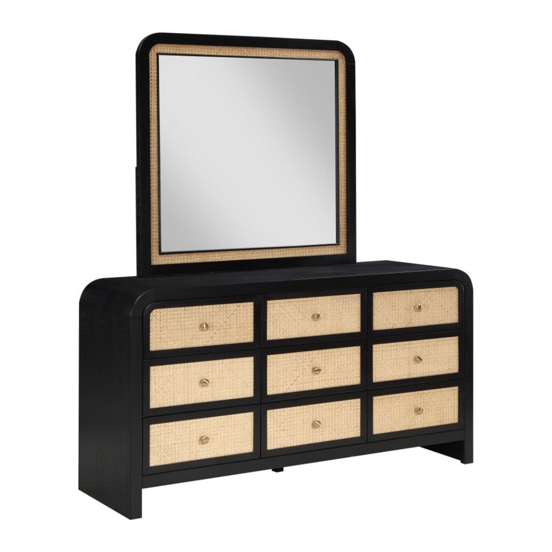 Siena Dresser In Black - Image 4