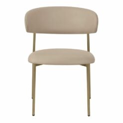 Alternative view of Lupita Vegan Leather Dining Chair In Taupe