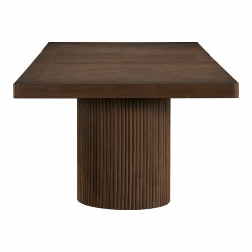 Belinda Extendable Dining Table In Brown - Image 8