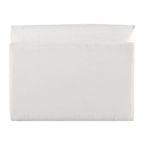 Ease Fabric Modular Armless Chair In Cream - Image 4