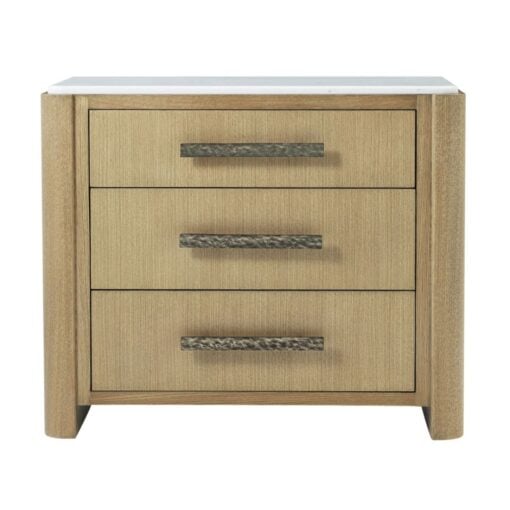 Essence Three Drawer Nightstand In Blonde