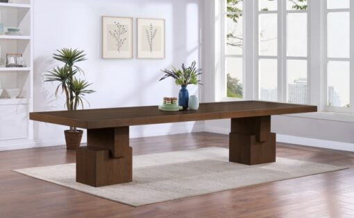 Anzio Dining Table In Brown - Image 13