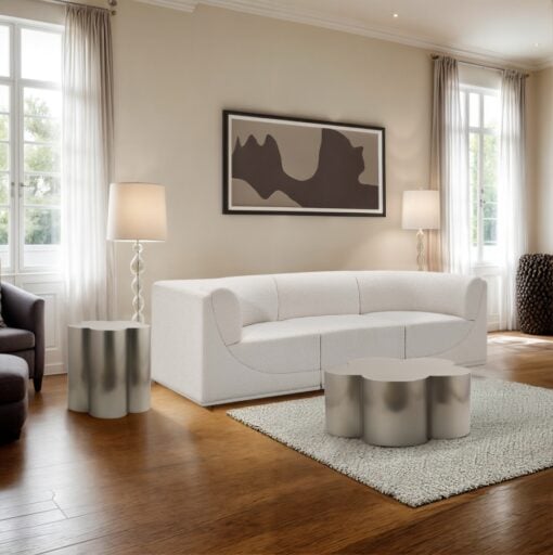 Lucky Iron Coffee Table In Silver - Image 9