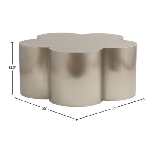 Lucky Iron Coffee Table In Silver - Image 7