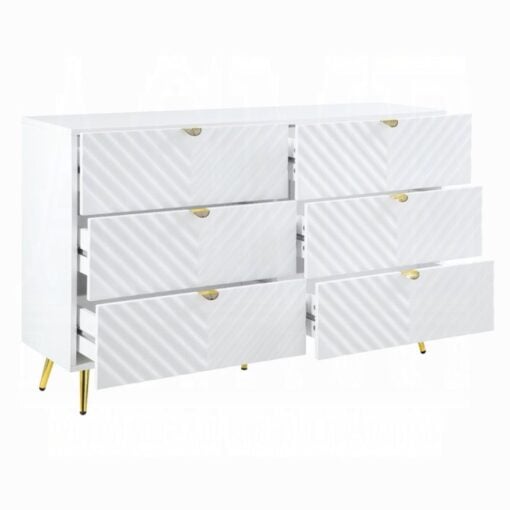 Gaines Dresser In White - Image 3