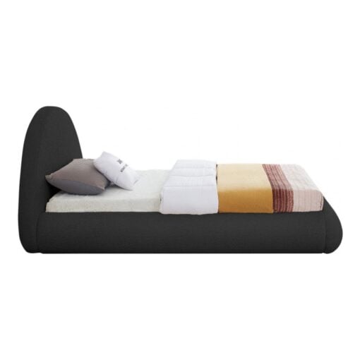 Rudy Teddy Fabric Twin Bed In Black - Image 3