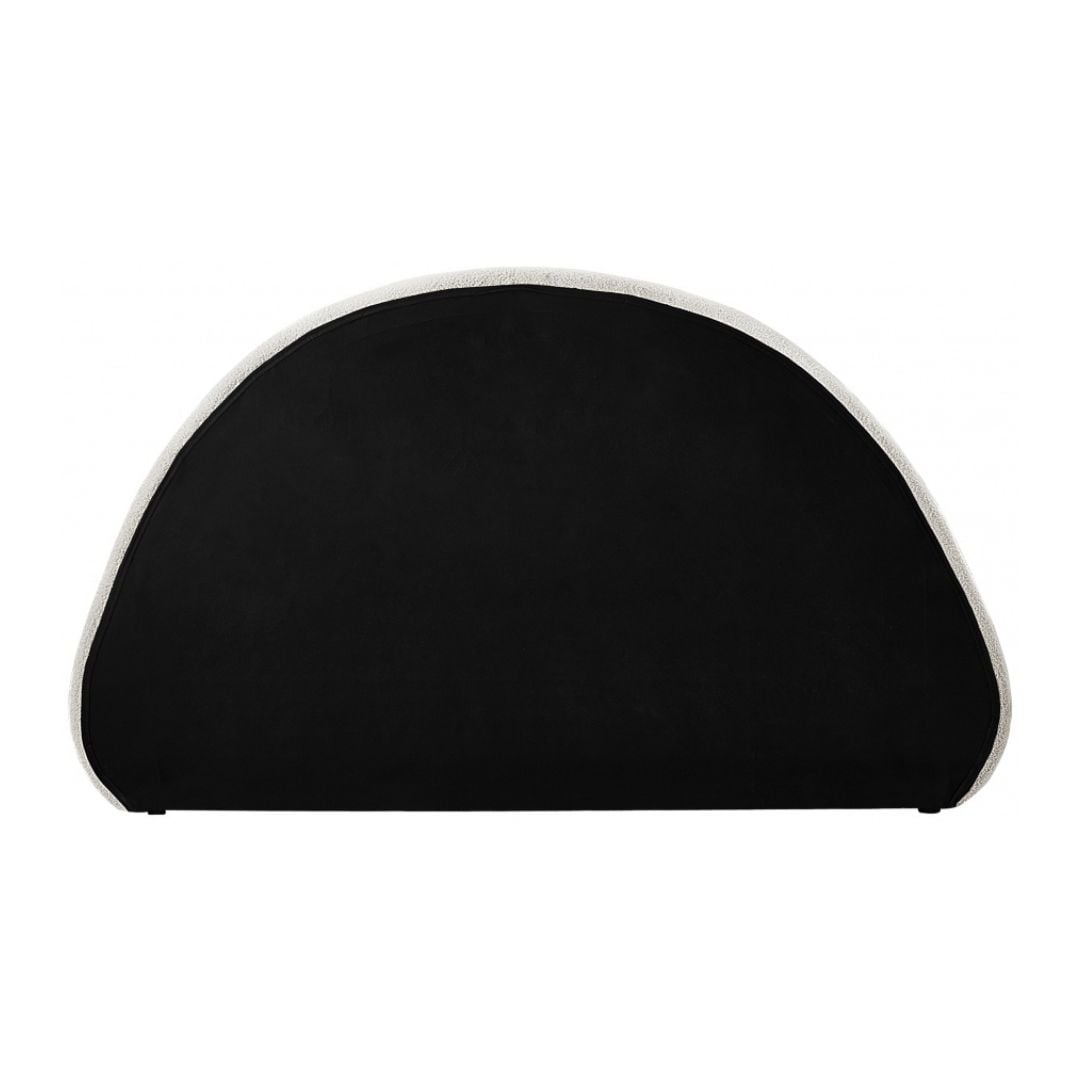 Rudy Teddy Fabric Queen Bed In Cream - Image 4