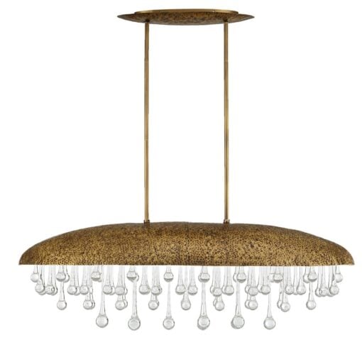 Downpour In 10 Lt Pendant - Oval