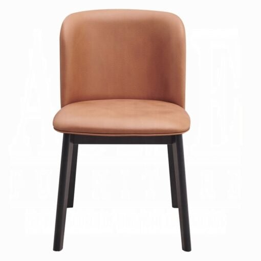 Eliora Side Chair Set of 2 In Camel and Black