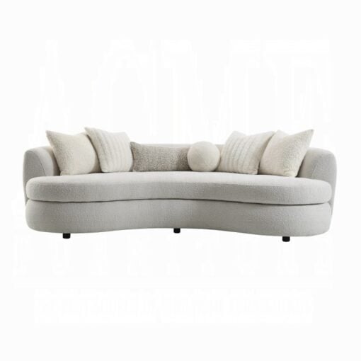 Iniko Sofa W/6 Pillows In Beige