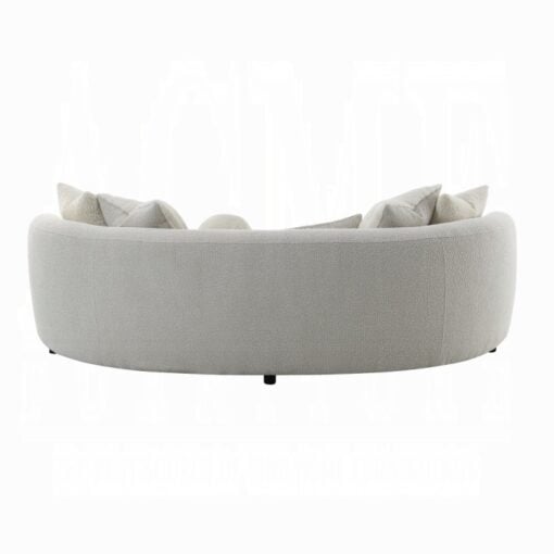 Iniko Sofa W/6 Pillows In Beige - Image 4