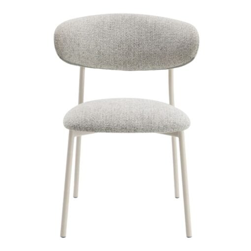 Kalam Side Chair Set of 2 In Grey and Beige