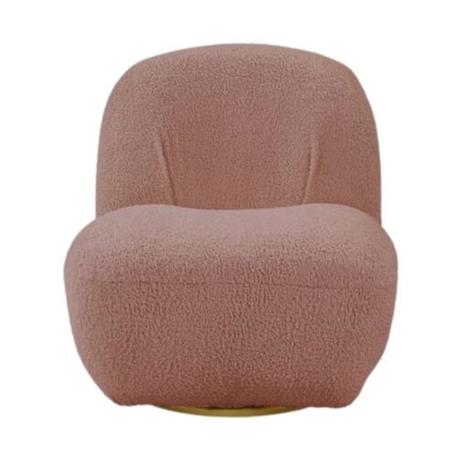 Yedaid Accent Chair with Swivel In Pink