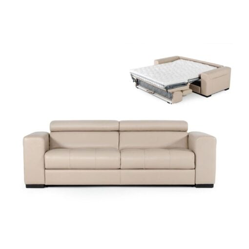 Lamod Italia Icon - Modern Italian Leather Sofa Bed - Image 6