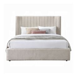 Loren Queen Bed In Beige