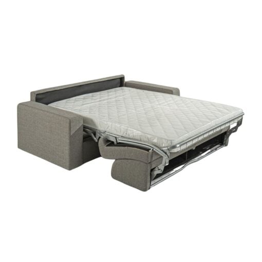 Modrest Made in Italy Urrita - Modern Gray Fabric Sofa Bed w/ Full Size Mattress - Image 2
