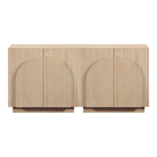 Navona Oak Veneer 2-piece Sideboard / Buffet In Natural