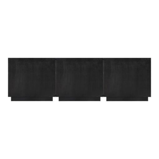 Navona Oak Veneer 3-piece Sideboard / Buffet In Black - Image 6