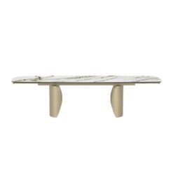 Cora Dining Table In Golden Champagne