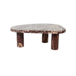 Messina Marble Coffee Table In Cherry