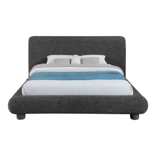 Blair Fabric Upholstered Full Bed In Black