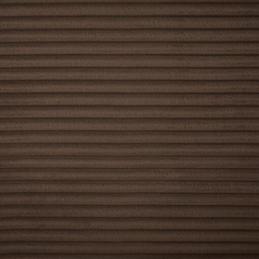 Shaggy 109" Corduroy Performance Fabric Upholstered Modular Sofa In Brown - Image 9
