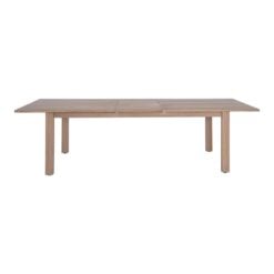 Newport 86.75" - 108" Acacia Wood Extendable Outdoor Patio Dining Table