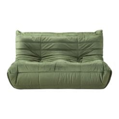 Relax 54.75" Velvet Upholstered Loveseat In Green