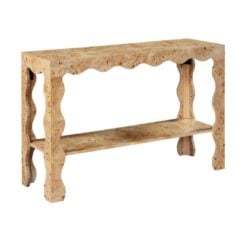 Alternative view of Vassa Burl Veneer Console Table In Natural