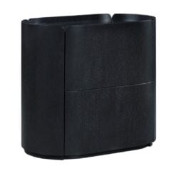 Alternative view of Everett Oak Veneer Night Stand In Black