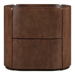 Everett Oak Veneer Night Stand In Brown