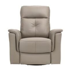 Bristow Swivel Glider Reclining Chair In Latte