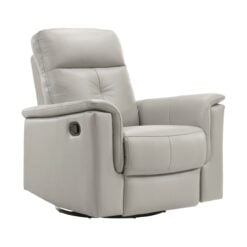 Alternative view of Bristow Swivel Glider Reclining Chair In Silver