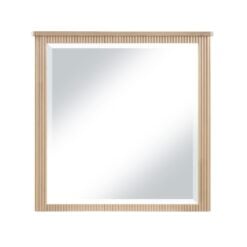 Alternative view of Astrid Solid Wood And Oak Veneer Mirror In Oak