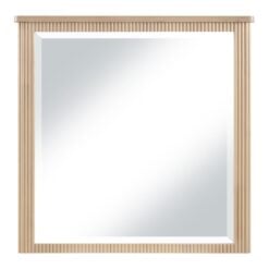 Astrid Solid Wood And Oak Veneer Mirror In Oak