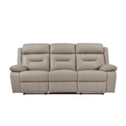 Laconia Double Reclining Sofa In Latte