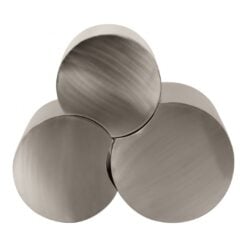 Alternative view of Dimple Iron Nesting 3pc. Modular End / Side Table In Silver