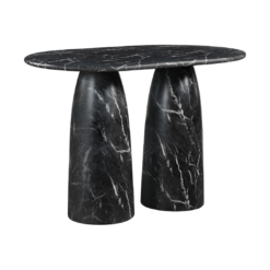 Alternative view of Cosenza Concrete Indoor/Outdoor Counter Table In Black
