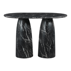 Cosenza Concrete Indoor/Outdoor Counter Table In Black