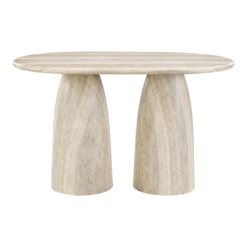Cosenza Concrete Indoor/Outdoor Counter Table In Travertine
