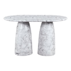 Cosenza Concrete Indoor/Outdoor Counter Table In White
